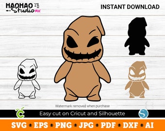 Oogie boogi svg, Jack Skellington, Halloween SVG, Digital Download, Svg Files for Cricut, svg, png, Silhouette, Sublimation, DTF