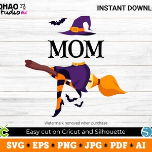 Personalized Family Witch Halloween Svg, Mom, Halloween Custom Svg, Spooky Season Svg, Family Shirt, Witch Family Svg, Sublimation, dtf