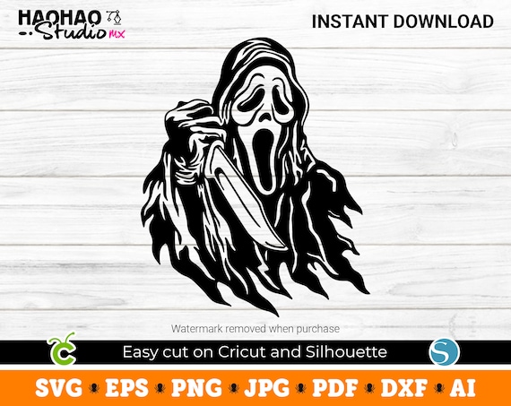 Scream, Scream svg, ghostface svg, scream png, Halloween SVG, Digital Download, Svg Files for Cricut, svg, png, Silhouette, Sublimation, DTF
