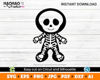 Skeleton, Skeleton svg, Skeleton png, Halloween SVG, Digital Download, Svg Files for Cricut, svg, png, Silhouette, Sublimation, DTF