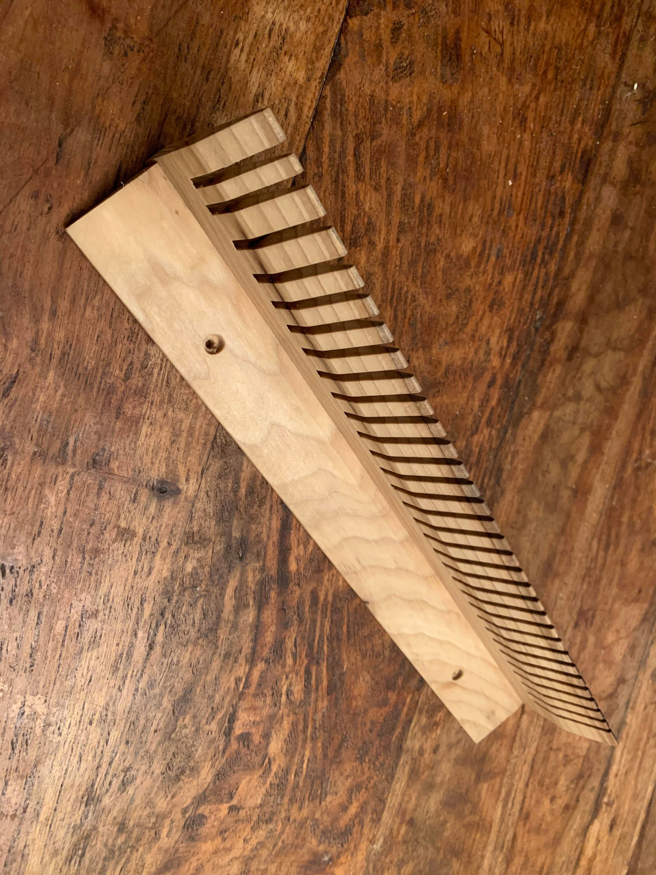 Wood Eurorack Patch Cable Holder Etsy