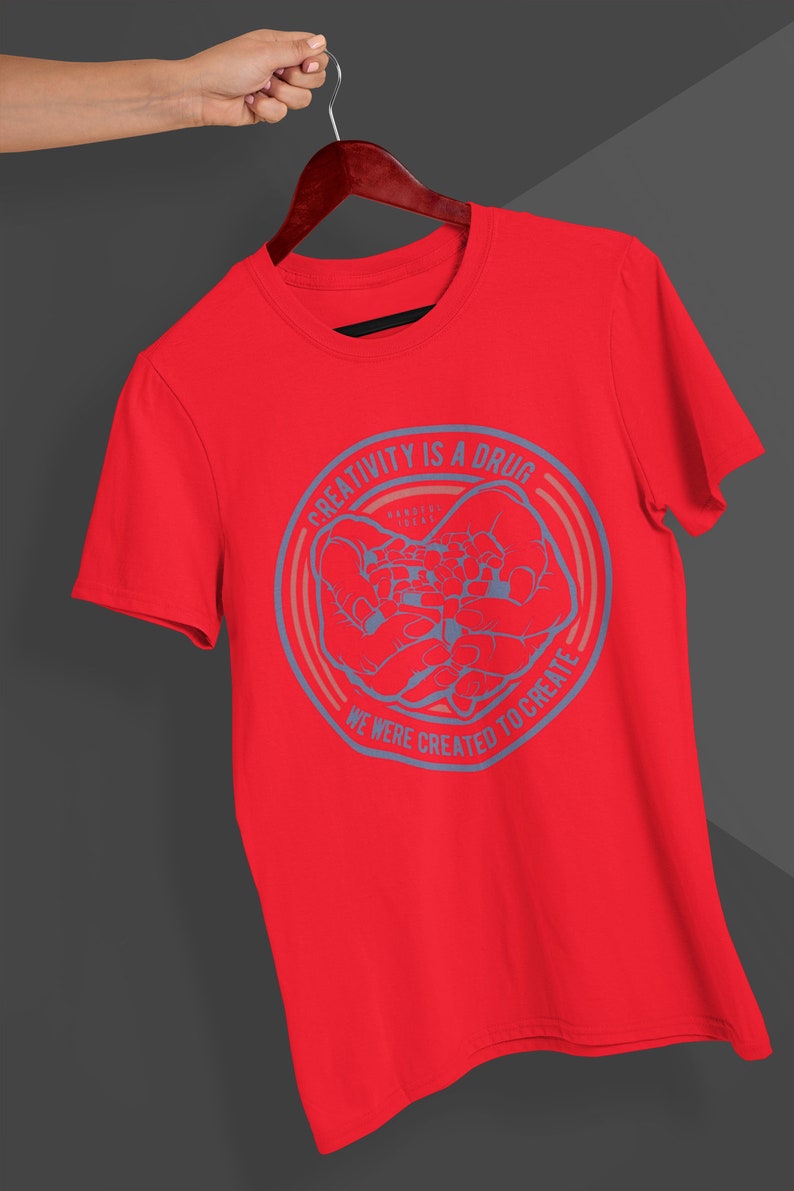 Creatividad es una camiseta de drogas diseño de camisa Etsy