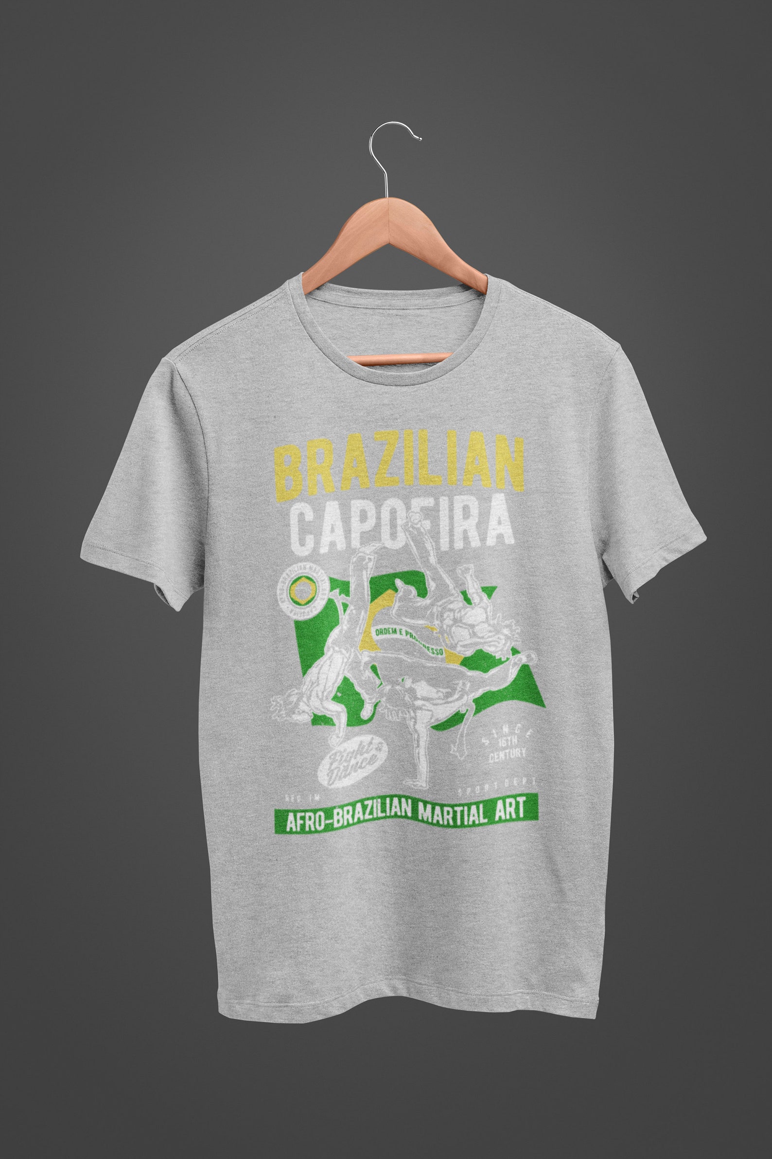 Brazilian Capoeira Tshirt, Afrobrazilian Martial Art Shirt, Capoeira