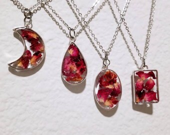 Rose Petal Necklace