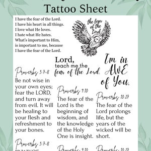 Tijdelijke christelijke tatoeages, acroniem bijbeltekst, schrift onthouden, cadeaus voor vrouwen, christenen, kinderen, meisjes