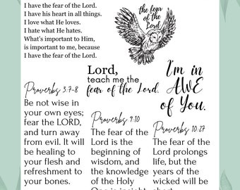 Temporary Christian Tattoos, Bible Verse Acronym, Memorize Scripture, Gifts for Women, Christians, Kids, Girls