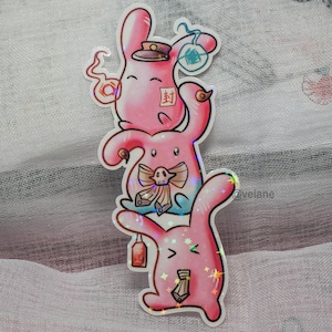 TBHK / JSHK / Toilet Bound Hanako kun / Jibaku Shounen Hanako kun Mokke holographic sticker