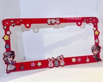 Toilet bound Hanako Kun/Jibaku Shounen Hanako Kun/TBHK/JSHK License Plate Frame  (USA Fit)