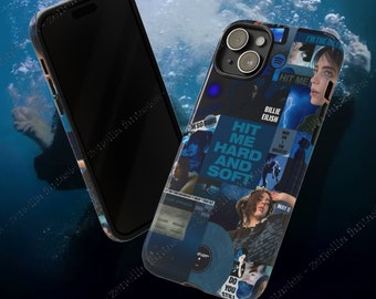 Billie Eilish Hit Me Hard and Soft Tough Phone Case, Billie Eilish Phone Case, Billie Eilish Merch, Happier Than Ever, Don't Smile at Me