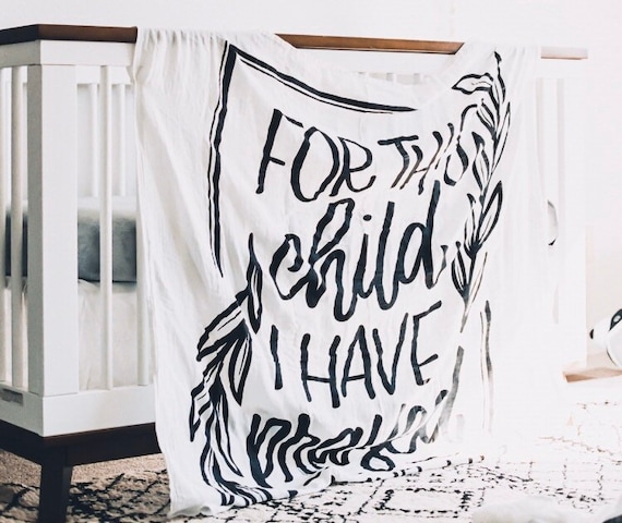 Bible verse swaddle blanket hotsell
