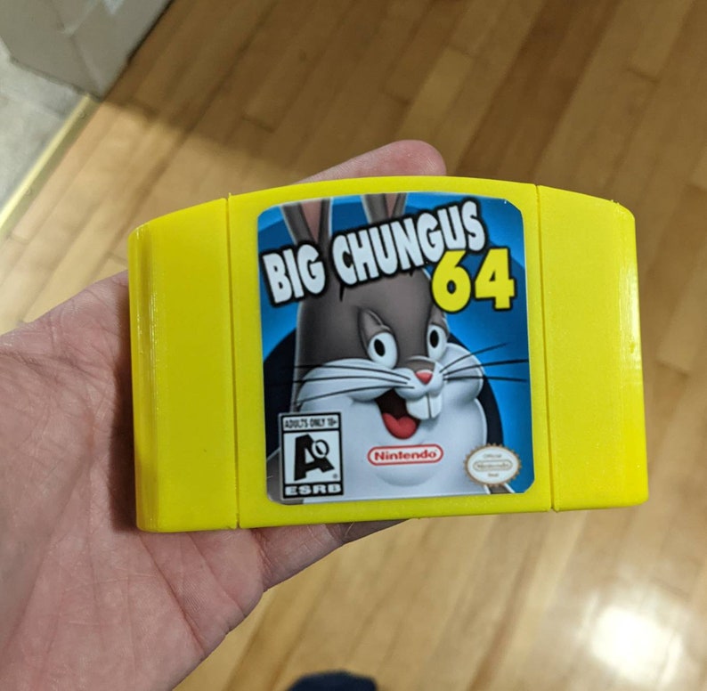 3D Printed Nintendo N64 Game Dummy Cartridge Replica Bootleg Etsy