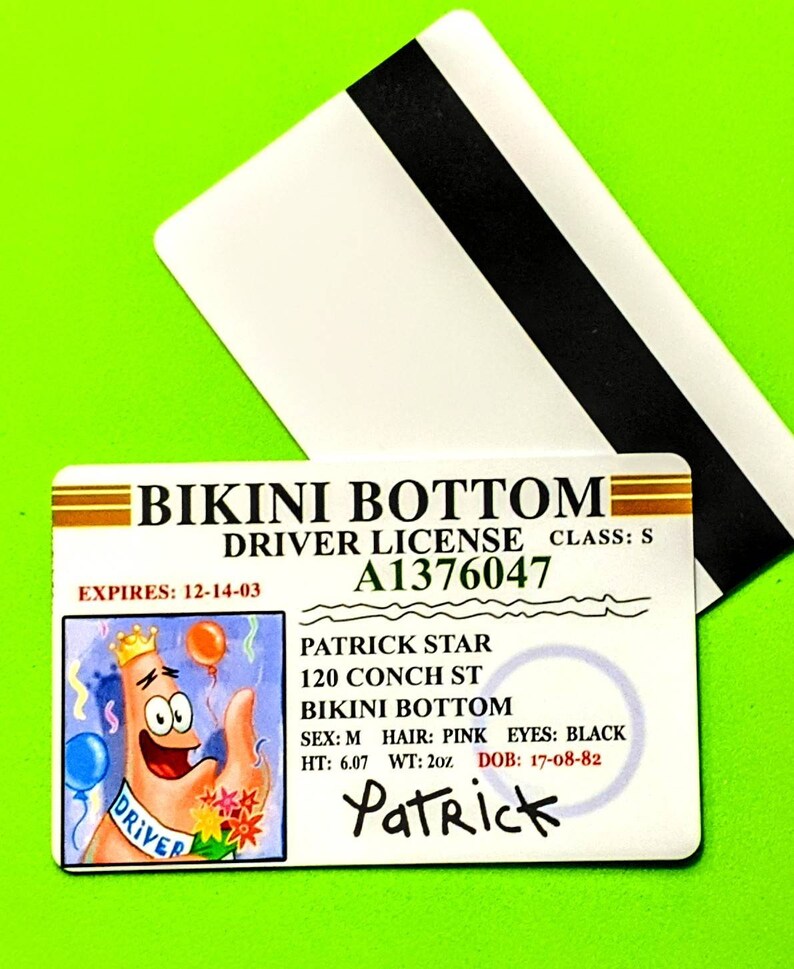 Custom Bikini Bottom Boating License Professional High Quality Etsy UK