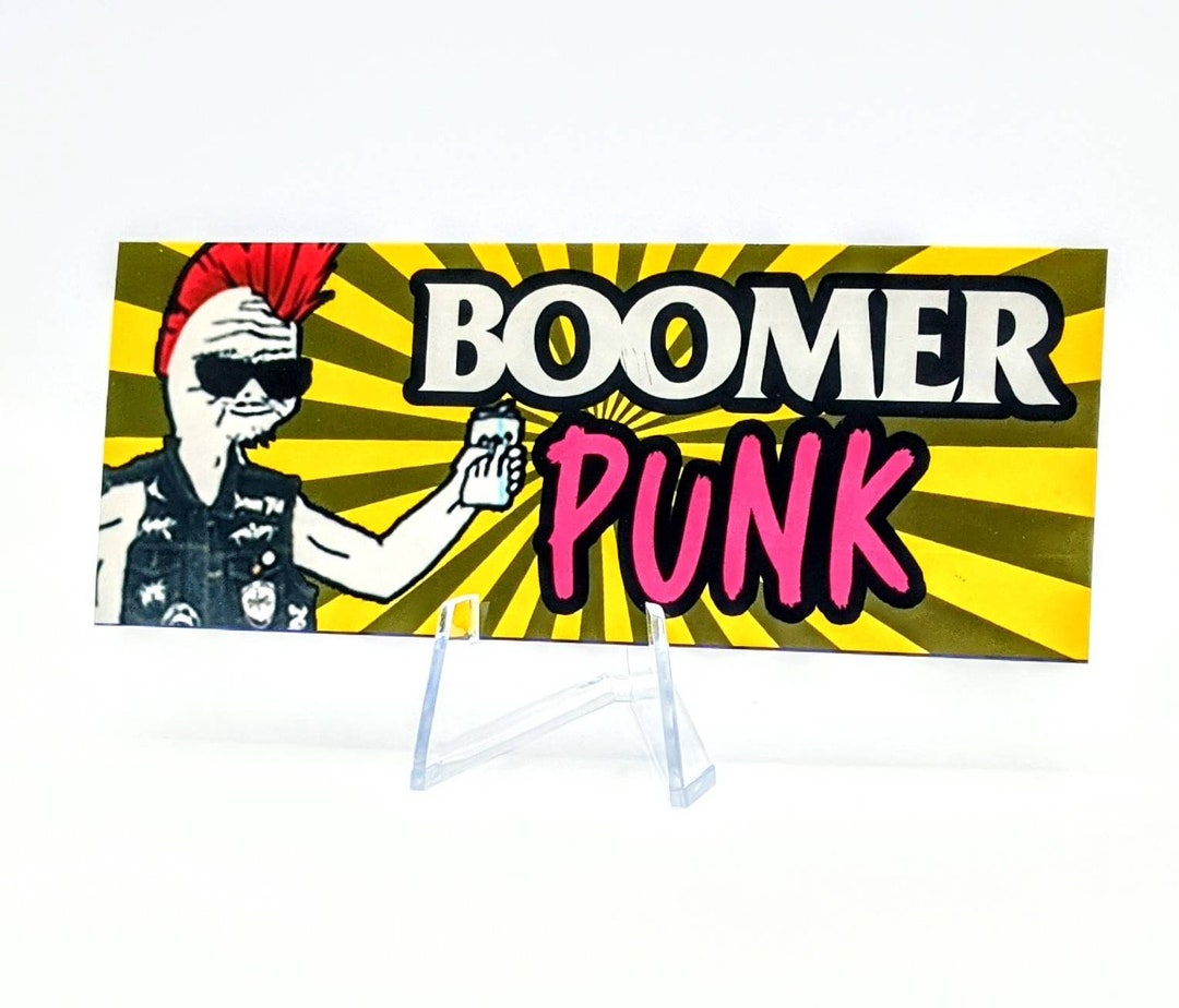 Boomer Punk Sticker Old School Punk Rock High Quality Parody Etsy the-20-best-female-punk-bands-musical-mum