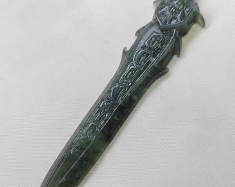 巨大な緑の翡翠の剣 - Etsy 日本