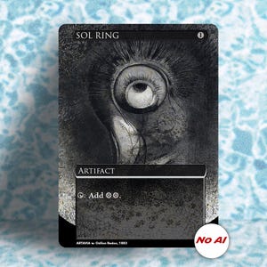 Sol Ring Proxy MTG — Handmade No AI Art Playtest Card