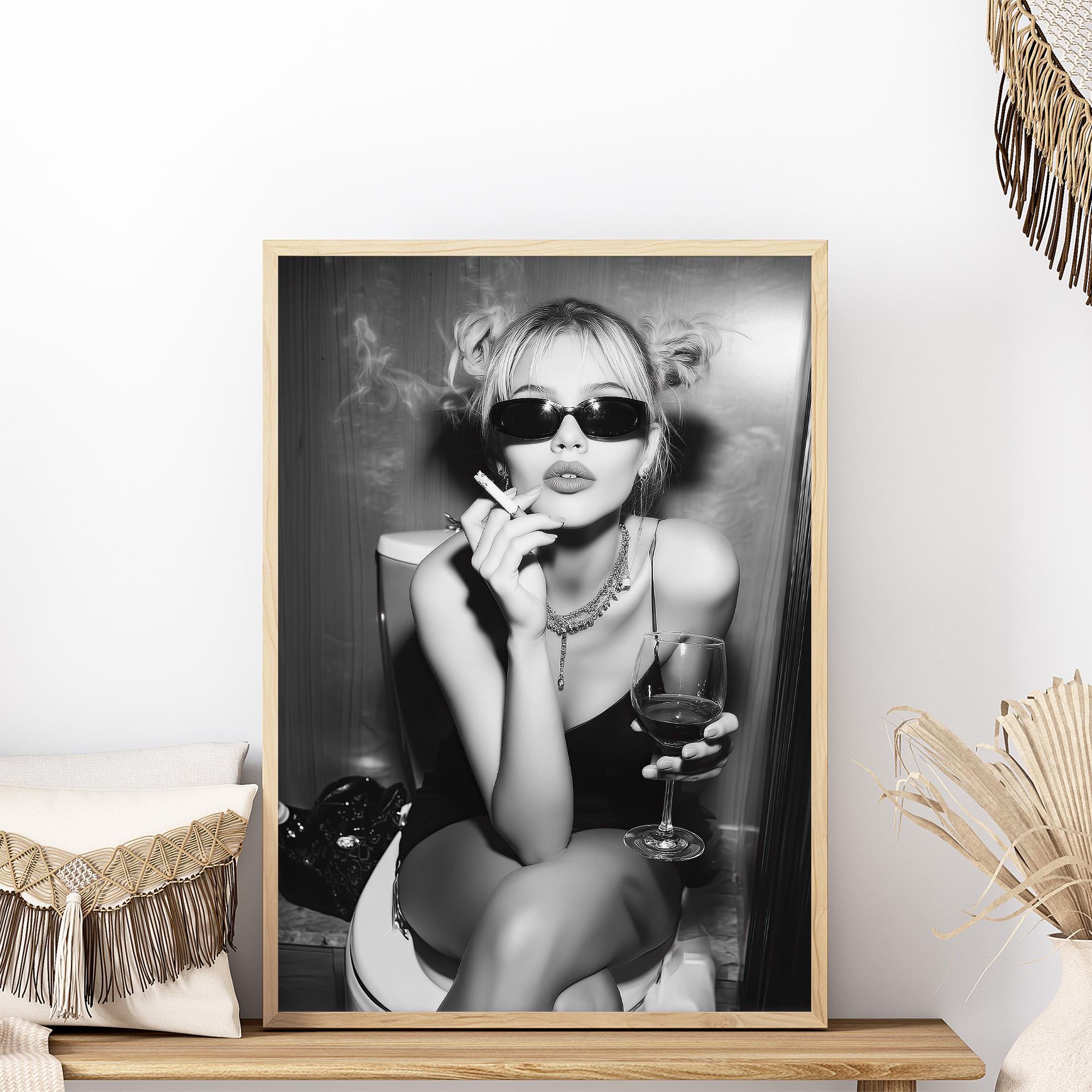 Close Up Girl Sits In A Toilet Poster Andrey Armyagov (61cm x 91,5cm