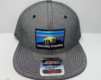 Naturally N’awlins Hat - New Orleans Hat - Flat Bill - Nola hats - Saints hats - Cityscape