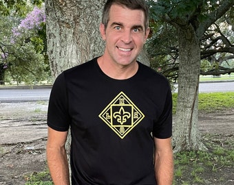 Men’s Saints Shirt - New Orleans Shirts - Nola - Saints football - free shipping - New Orleans artist - original design