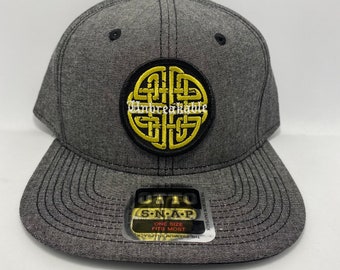 Unbreakable Flat Bill Hat - Celtic Symbols - Covid - inspirational Shirts