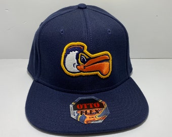 New Orleans Pelicans Flatbill Hat - Original Design - Embroidered Hat - Flex Fit Hat