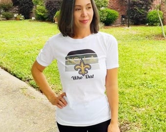 Saints Shirt: New Orleans Fleur de Lis, Who Dat - 2025