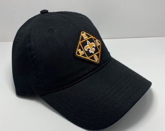 Saints Dad Hat - Nola - Saints Hats - NFL hats - fleur de lis - who dat - New Orleans saints