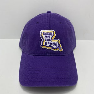 LSU Dad Hat: Born on the Bayou - Louisiana Tigers