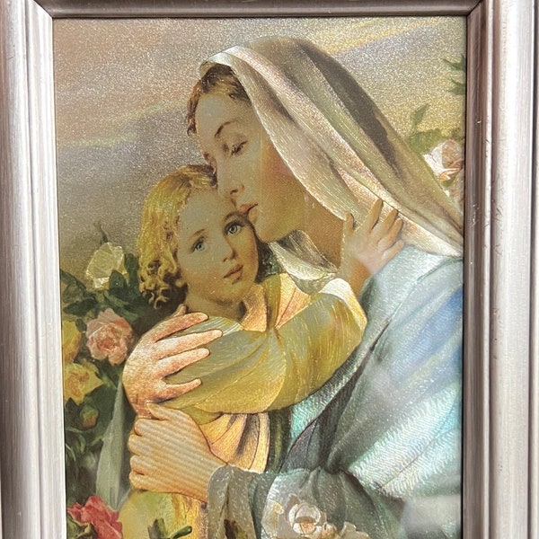 Madonna and Child Framed Paper Art Print