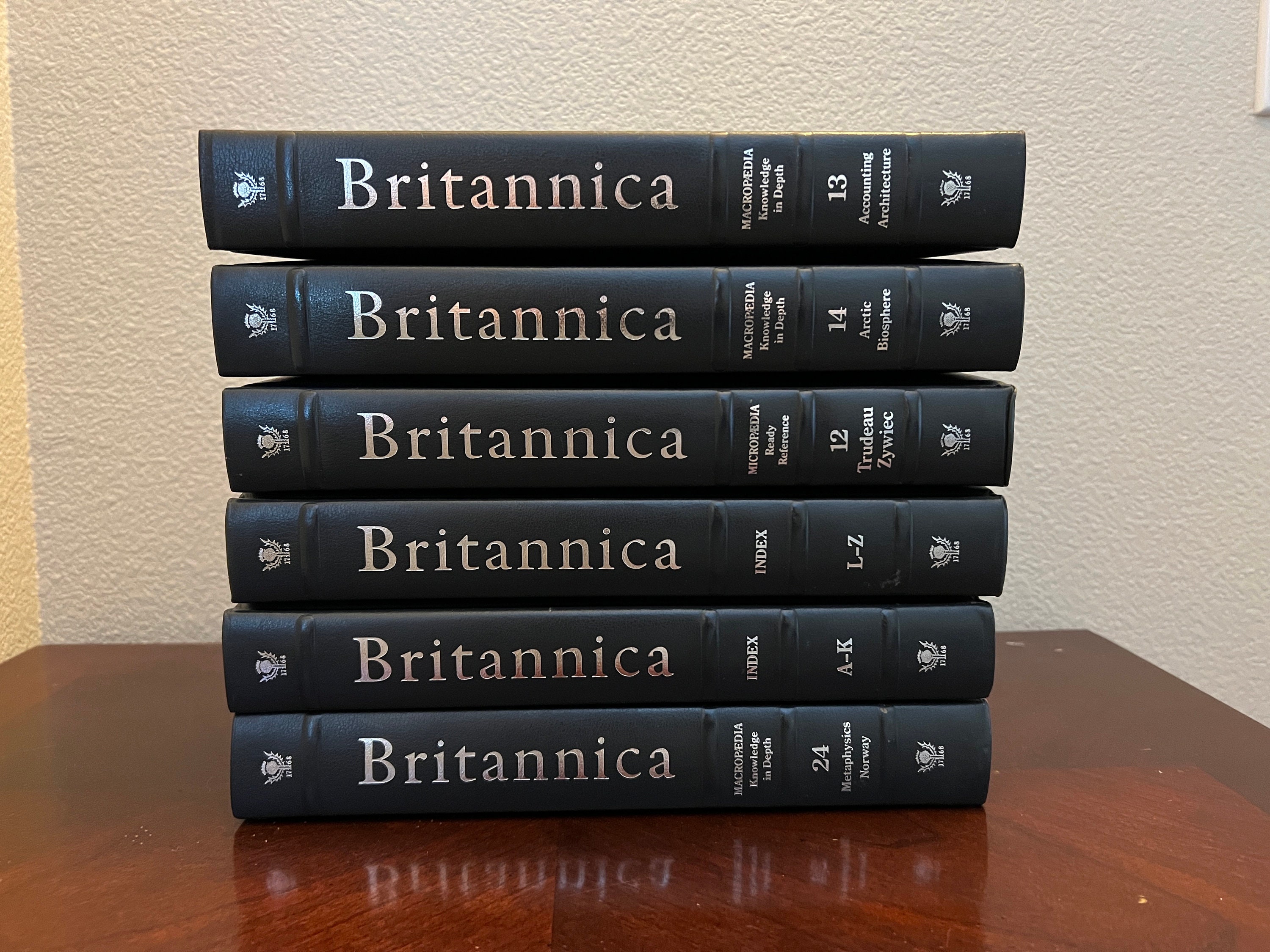 Vintage Britannica Encyclopedia Set - Etsy