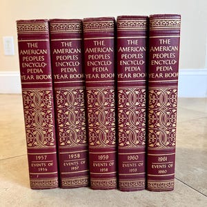 The American Peoples Encyclopedia Numbered Volumes and Year