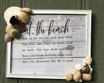 8"x10" 'At the beach' Picture frame