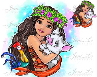 Moana Characters Etsy