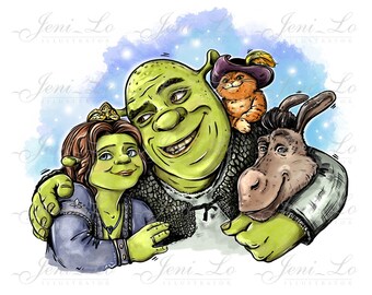 Shrek Png Etsy