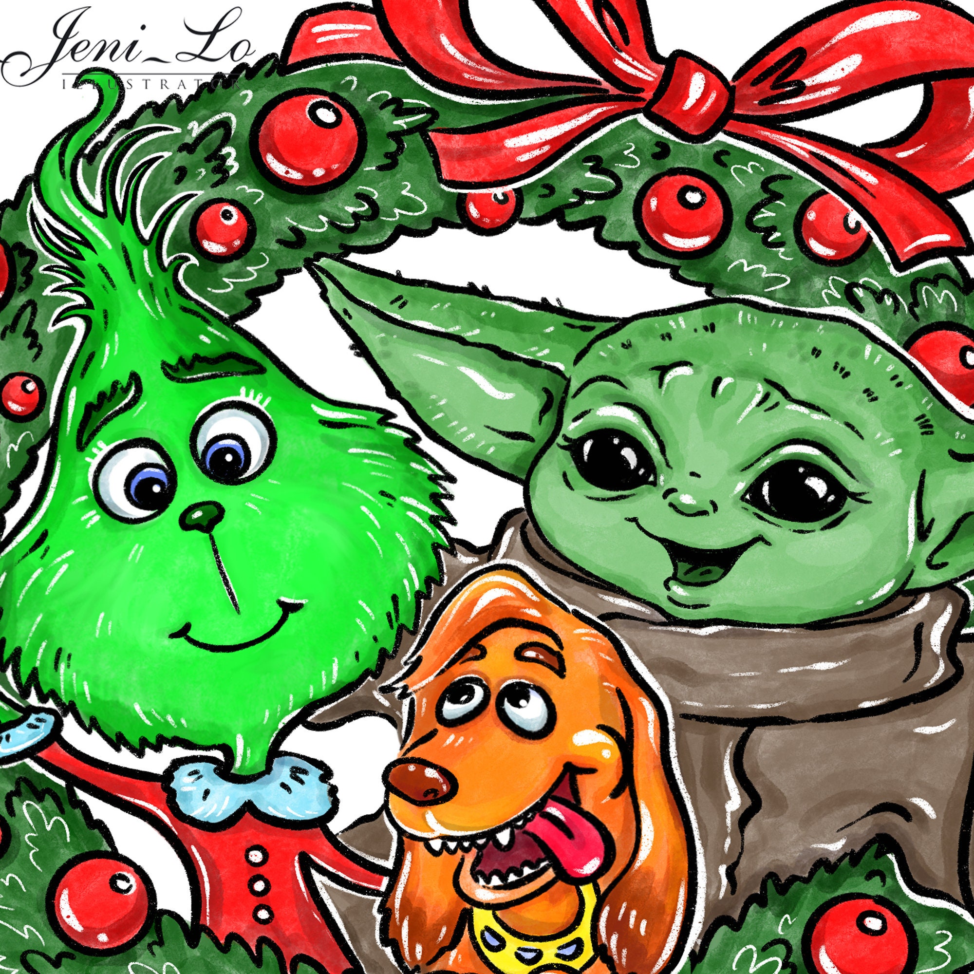 Baby Yoda Grinch My XXX Hot Girl