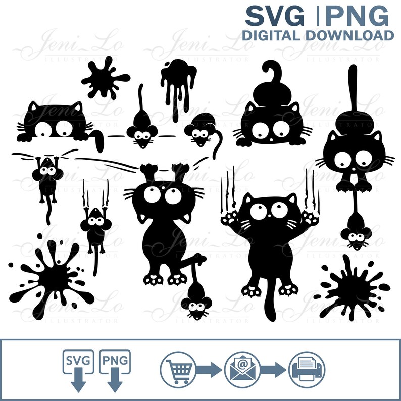 Download Png Files Silhouette Cut For Cricut Sublimation Vector Art Blot Spot Clipart Sublimation Design Download Cat Mouse Splash Paint Set 13 Svg Clip Art Art Collectibles Kudipost Com