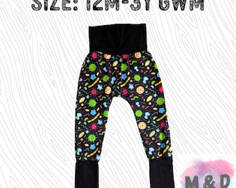 12m-3y Grow With Me Joggers - Germs