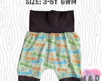 3-6y Grow With Me Shorts - Earth Day