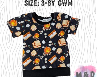 3-6y Grow With Me T-Shirt - Smores