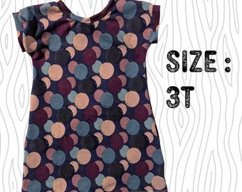 Girls 3t Dolman style Dress - Dots