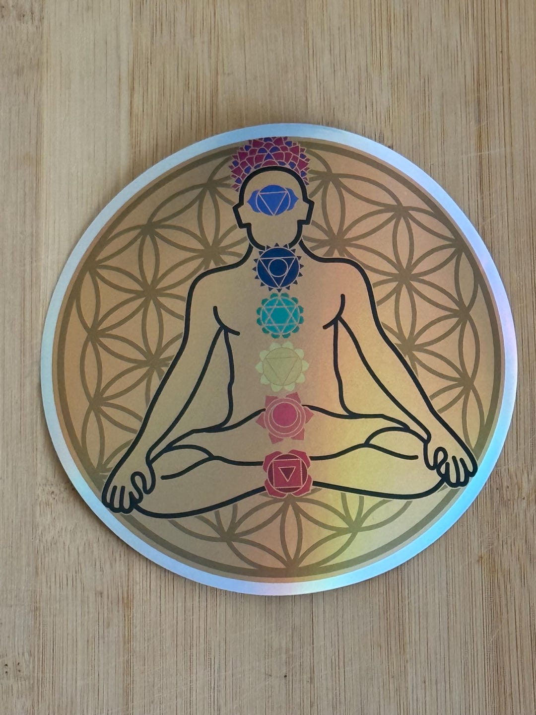 Yoga Sticker Waterproof Vinyl Chakra Decal - Etsy