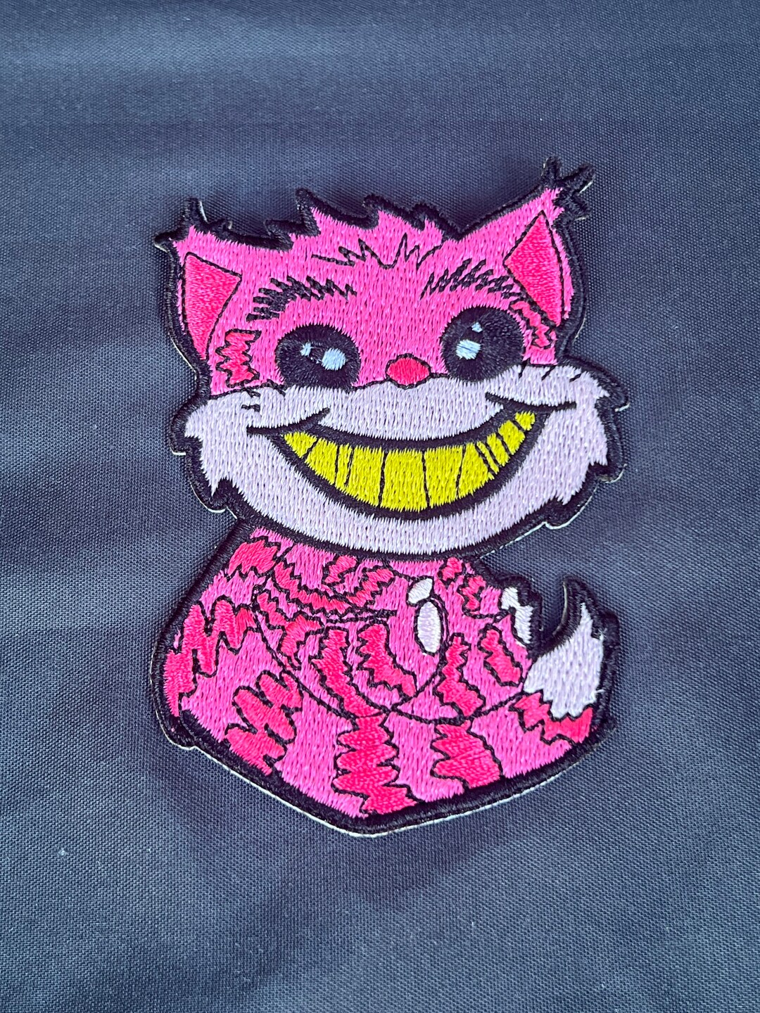 Patches Cheshire Cat Iron on Patch Etsy
