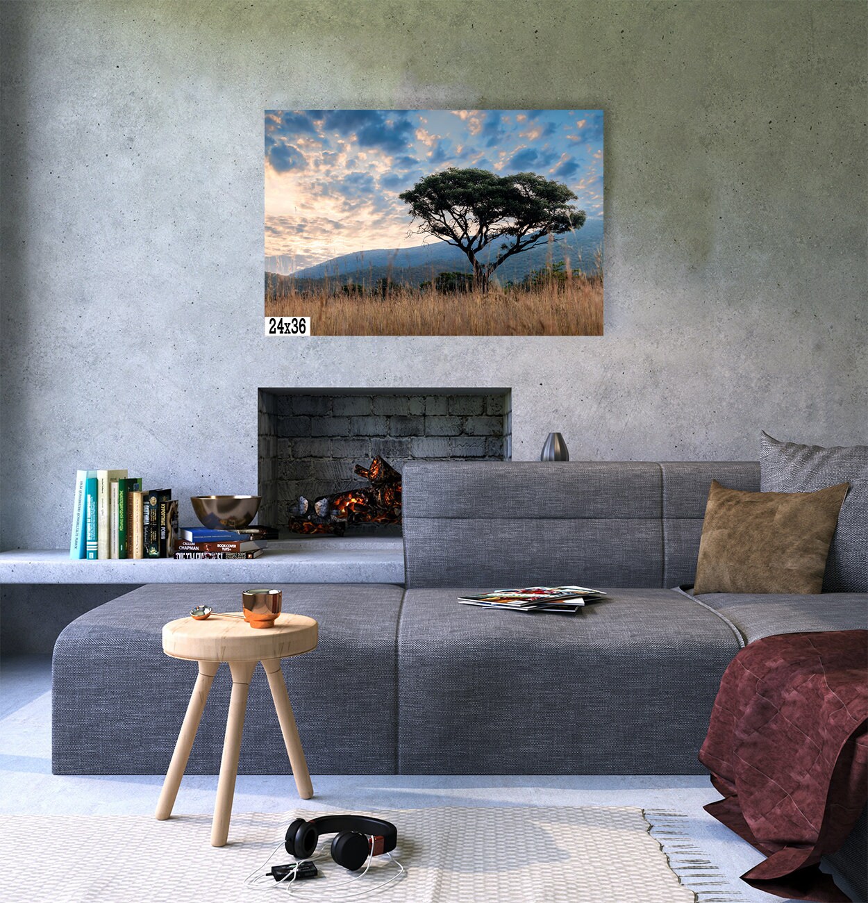 Nature Decor Wall Art Canvas Wall Decor Landscape Print | Etsy