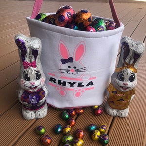 Personalised Easter Bag / Easter Basket / Easter Bucket / Easter Baskets image 4