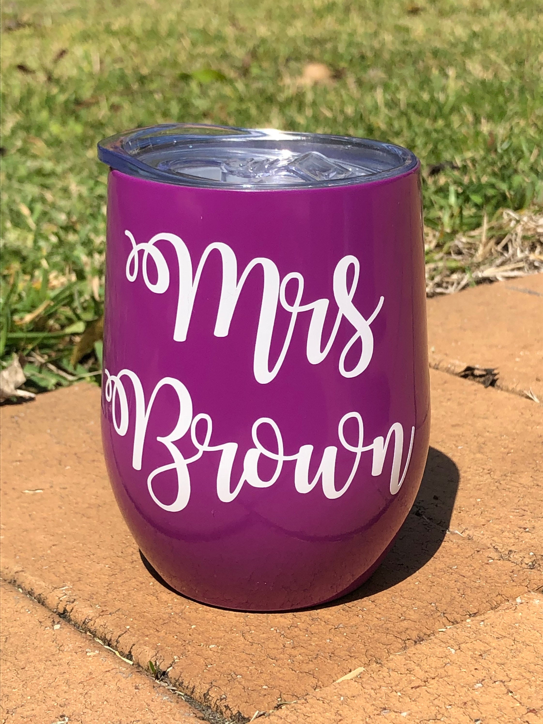 Personalised Tumbler Cup Insulated Wine Tumblers / Coffee Etsy Australia