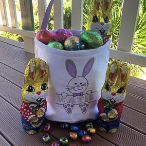 Personalised Easter Bag / Easter Basket / Easter Bucket / Easter Baskets image 5