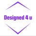 Designed4uAU store logo