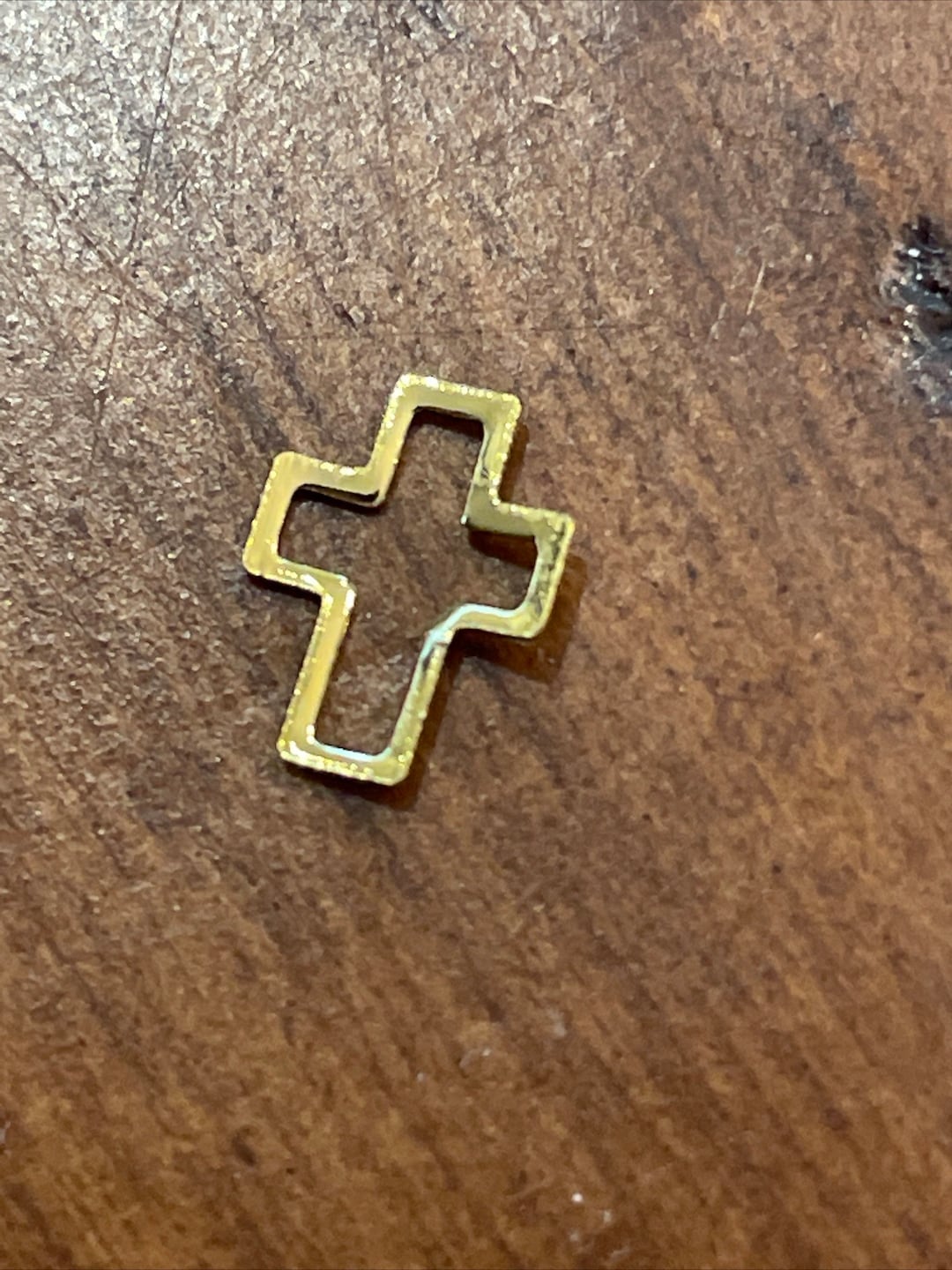 Very Small Tiny Crosses Gold Tone Lot of 10 for Jewelry or Crafts New ...