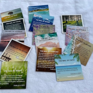 Set of 14 Prayer Cards New scripture and meaning