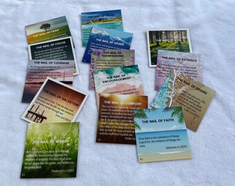 Set of 14 Prayer Cards New scripture and meaning