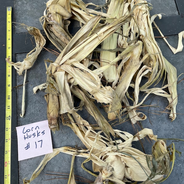 Dried corn husks all natural